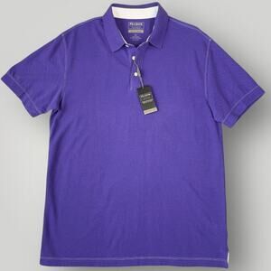 Jos A Bank Short Sleeves Travel Tech Performance Polo Knit Shirt Size XL Purple